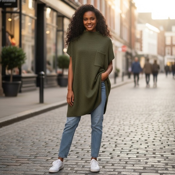 Zenana Outfitters Dresses & Skirts - Zenana Outfitters Olive Green Knit Dress